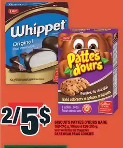 Super C BISCUITS PATTES D'OURS DARE | DARE BEAR PAWS COOKIES offer