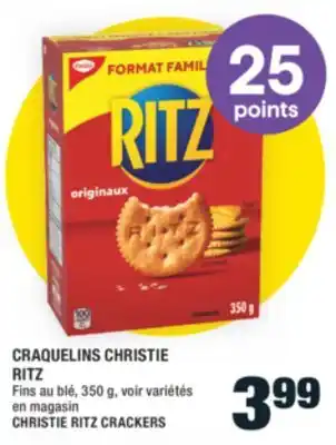 Super C CRAQUELINS CHRISTIE RITZ | CHRISTIE RITZ CRACKERS offer