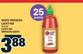 Super C SAUCE SRIRACHA LUCKY KOI | LUCKY KOI SRIRACHA SAUCE offer