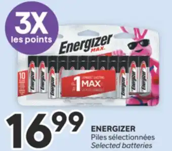 Brunet ENERGIZER Piles sélectionnées offer