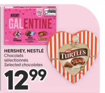 Brunet HERSHEY, NESTLÉ Chocolats sélectionnés offer