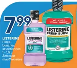 Brunet LISTERINE Rince- bouches sélectionnés offer