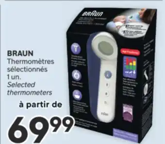 Brunet BRAUN Thermomètres sélectionnés offer