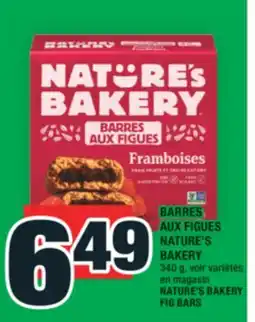 Super C BARRES AUX FIGUES NATURE'S BAKERY | NATURE'S BAKERY FIG BARS offer