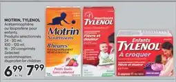 Brunet MOTRIN, TYLENOL Acétaminophène ou ibuprofène pour enfants Produits sélectionnés offer