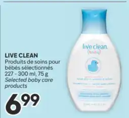 Brunet LIVE CLEAN Produits de soins pour bébés sélectionnés offer