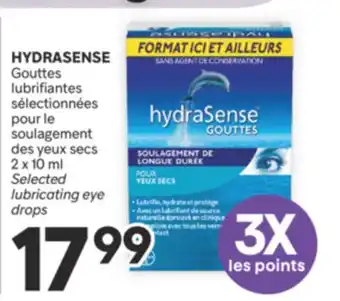 Brunet HYDRASENSE Gouttes lubrifiantes sélectionnées pour le soulagement des yeux secs offer