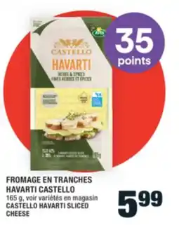 Super C FROMAGE EN TRANCHES HAVARTI CASTELLO | CASTELLO HAVARTI SLICED CHEESE offer