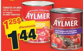 Super C TOMATES AYLMER | AYLMER TOMATOES offer