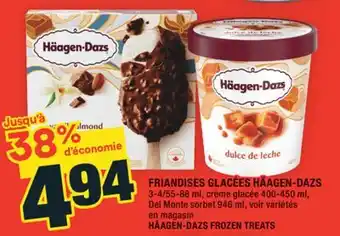 Super C FRIANDISES GLACÉES HÄAGEN-DAZS | HÄAGEN-DAZS FROZEN TREATS offer