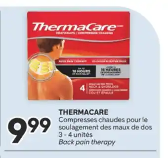 Brunet THERMACARE Compresses chaudes pour le soulagement des maux de dos offer