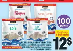 Super C FILETS DE POISSON SELECTION | SELECTION FISH FILLETS offer