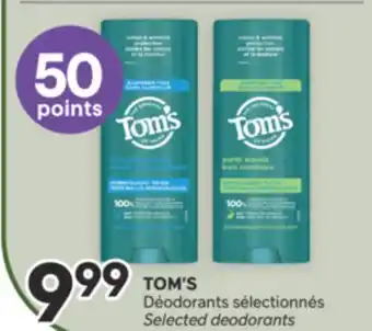 Brunet TOM'S Déodorants sélectionnés offer