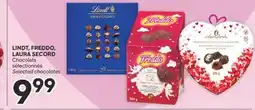 Brunet LINDT, FREDDO, LAURA SECORD Chocolats sélectionnés offer