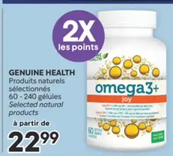 Brunet GENUINE HEALTH Produits naturels sélectionnés offer