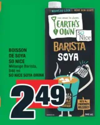 Super C BOISSON DE SOYA SO NICE | SO NICE Mélange Barista offer