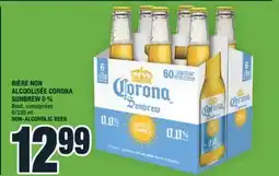 Super C BIÈRE NON ALCOOLISÉE CORONA SUNBREW 0 % | NON-ALCOHOLIC BEER offer