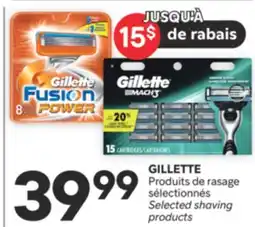 Brunet GILLETTE Produits de rasage sélectionnés offer