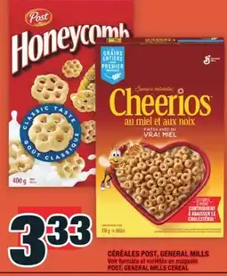 Super C CÉRÉALES POST, GENERAL MILLS | POST, GENERAL MILLS CEREAL offer