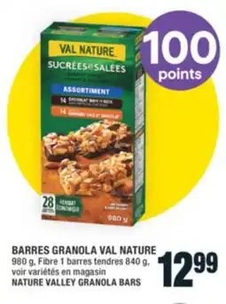 Super C BARRES GRANOLA VAL NATURE | NATURE VALLEY GRANOLA BARS offer