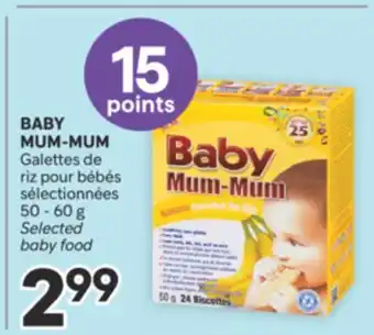 Brunet BABY MUM-MUM Galettes de riz pour bébés sélectionnées offer