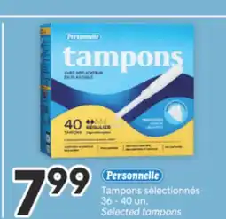 Brunet PERSONNELLE Tampons sélectionnés offer