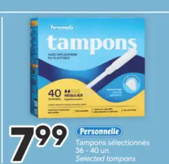 Brunet PERSONNELLE Tampons sélectionnés offer