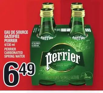 Marche Ami EAU DE SOURCE GAZÉIFIÉE PERRIER | PERRIER CARBONATED SPRING WATER offer