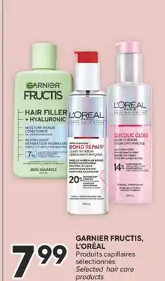 Brunet GARNIER FRUCTIS, L'ORÉAL Produits capillaires sélectionnés offer