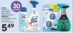 Brunet LYSOL Nettoyants sélectionnés, FEBREZE Produits sélectionnés offer