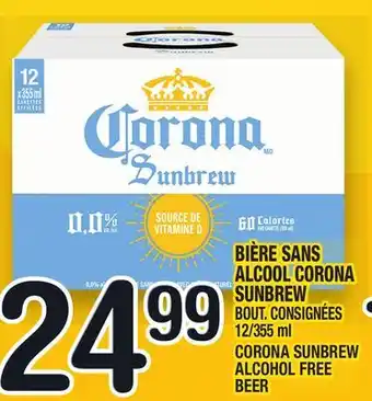 Marche Ami BIÈRE SANS ALCOOL CORONA SUNBREW | CORONA SUNBREW ALCOHOL FREE BEER offer