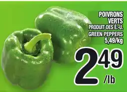 Marche Ami POIVRONS VERTS | GREEN PEPPERS offer