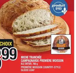 Marche Ami MICHE TRANCHÉE CAMPAGNARDE PREMIÈRE MOISSON | PREMIÈRE MOISSON COUNTRY-STYLE SLICED LOAF offer