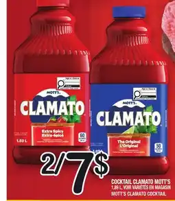 Marche Ami COCKTAIL CLAMATO MOTT'S | MOTT'S CLAMATO COCKTAIL offer