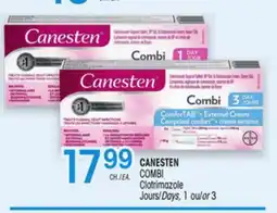 Uniprix CANESTEN COMBI Clotrimazole Jours/Days offer