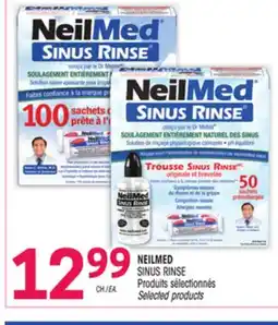 Uniprix NEILMED SINUS RINSE Produits sélectionnés / Selected products offer