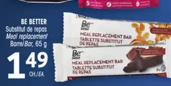 Uniprix BE BETTER Substitut de repas Barre / Meal replacement Bar, 65 g offer