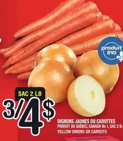 Marche Ami OIGNONS JAUNES OU CAROTTES | YELLOW ONIONS OR CARROTS offer