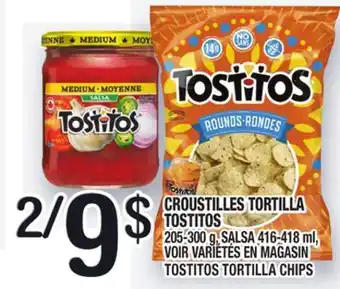 Marche Ami CROUSTILLES TORTILLA TOSTITOS | TOSTITOS TORTILLA CHIPS offer