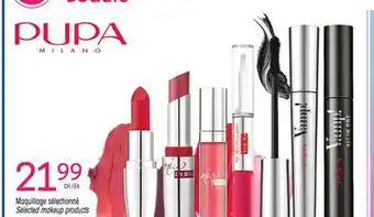 Uniprix PUPA Maquillage sélectionné / Selected makeup products offer