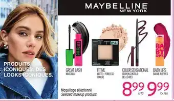 Uniprix MAYBELLINE NEW YORK Maquillage sélectionné/Selected makeup products offer