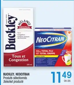 Uniprix BUCKLEY, NEOCITRAN Produits sélectionnés / Selected products offer