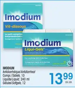 Uniprix IMODIUM Antidiarrhéique/Antidiarrheal offer