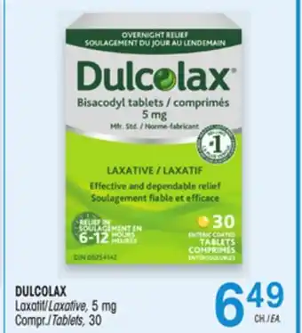 Uniprix DULCOLAX Laxatif Compr /Laxative, Tablets offer