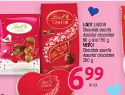 Uniprix LINDT LINDOR Chocolats assortis / Assorted chocolates MERCI Chocolats assortis / Assorted chocolates offer