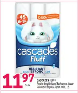 Uniprix CASCADES FLUFF Papier hygiénique/Bathroom tissue offer