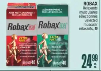 Jean Coutu ROBAX Selected muscular relaxants offer