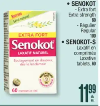 Jean Coutu SENOKOT-S, SENOKOT-S Selected Products offer