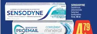 Jean Coutu SENSODYNE Selected toothpastes offer