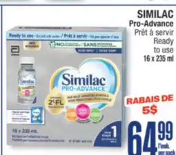 Jean Coutu SIMILAC Pro-Advance Ready to use offer